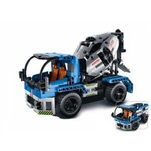 Конструктор на шасси - 2 в 1 бетономешалка/самосвал QiHui QH8023 (394 детали), 2.4Ghz